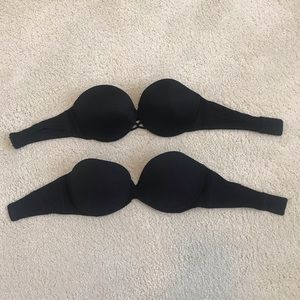 2 Strapless Bras